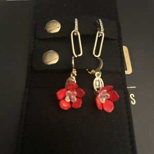 New Oblong Mini Hoops with Poppy Charms from 8 Other Reasons x Wicked